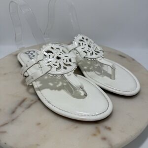 Circus by Sam Edelman CHERRI Two-Strap Thong Sandals White Women's Size 9.5M